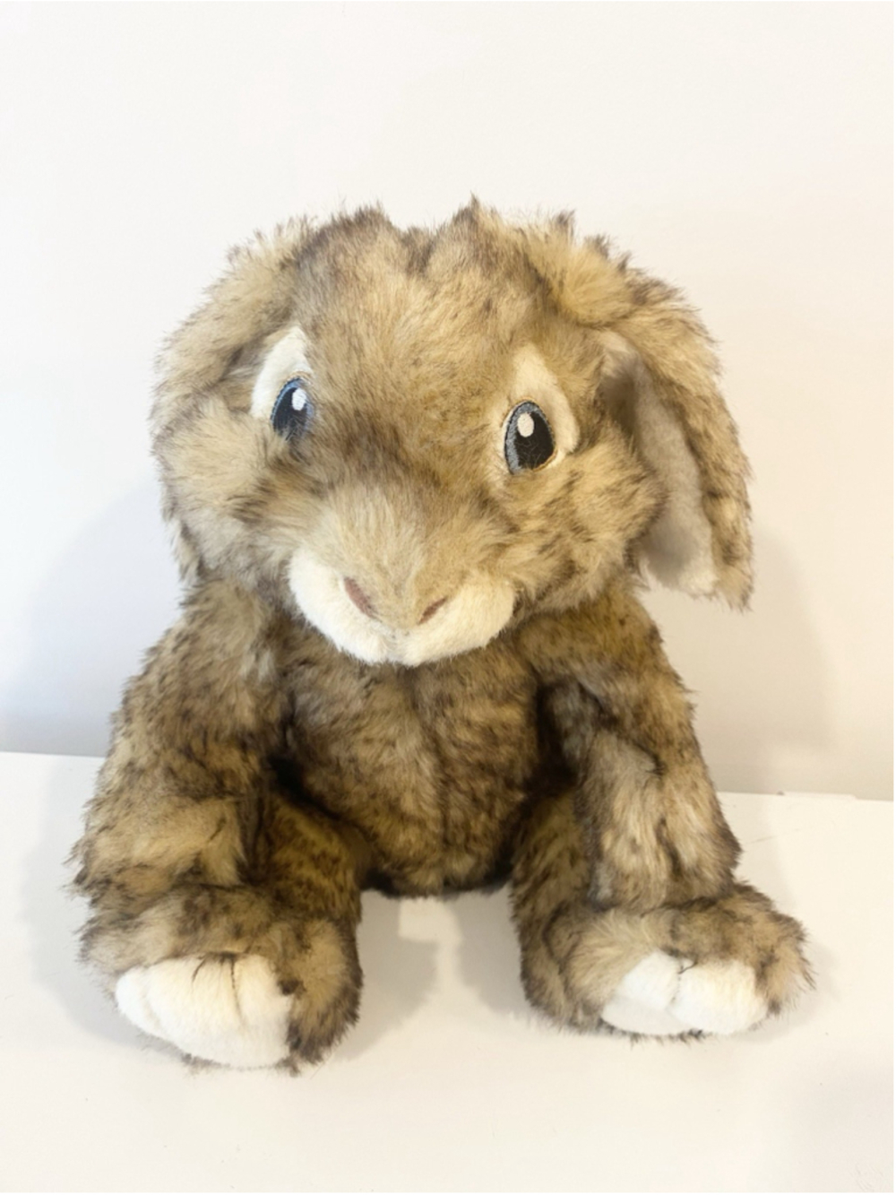 Build-A-Bear Hop E.B. Bunny Plush Rabbit 2011 Movie Brown White Stuffed Animal